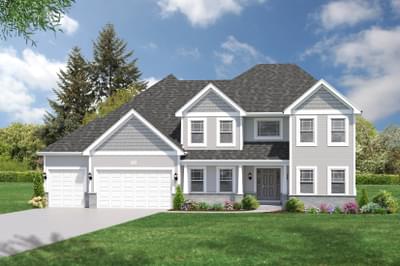 Elevation C. 4br New Home in Elgin, IL