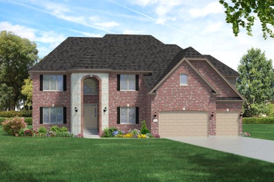 Elevation B. The Bordeaux Home with 4 Bedrooms