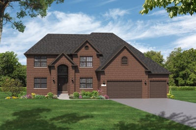 Elevation B. The Carlisle Home with 4 Bedrooms