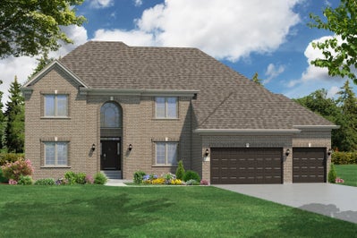 Elevation D. The Castleby New Home Floor Plan