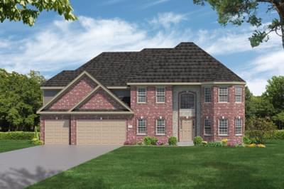 Elevation C. The Emerson Home with 4 Bedrooms