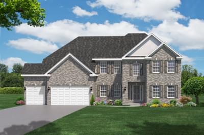 Elevation B. The Graham Home with 4 Bedrooms