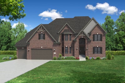 Elevation B. The Kensington New Home in Naperville, IL