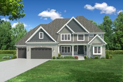 Elevation C. 4br New Home in Naperville, IL