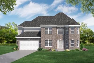 Elevation C. The Manchester New Home in Elgin, IL