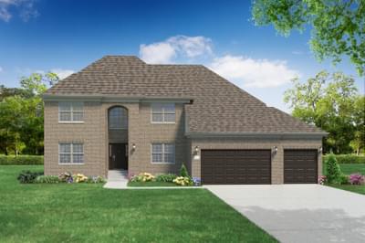 Elevation A. 3,106sf New Home in Naperville, IL
