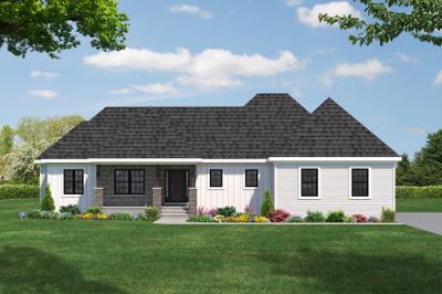 Elevation A. 2,410sf New Home in Naperville, IL