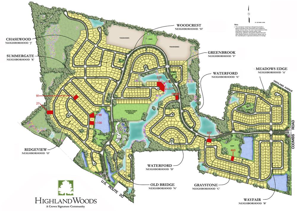 Highland Woods New Homes in Elgin IL