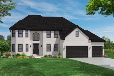 Elevation C. 3,440sf New Home